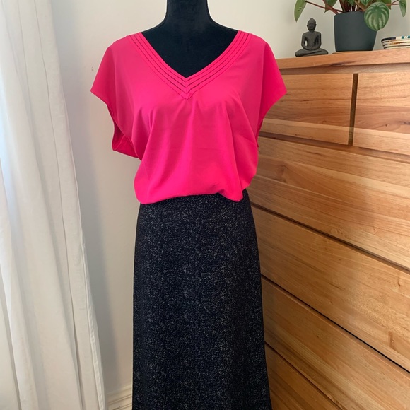 VERONIKA MAINE A line stretch fabric skirt - Picture 2 of 5